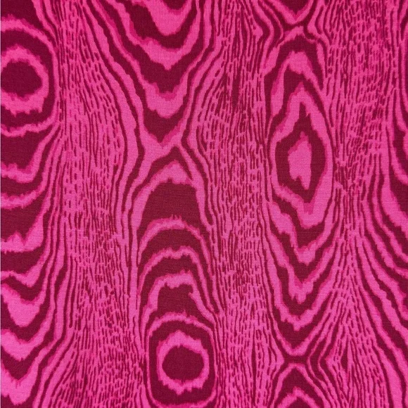 Diane von Furstenberg Zoe Dress Silk Jersey Short Sleeves Fuchsia Stretch Size 6 - Picture 8 of 11